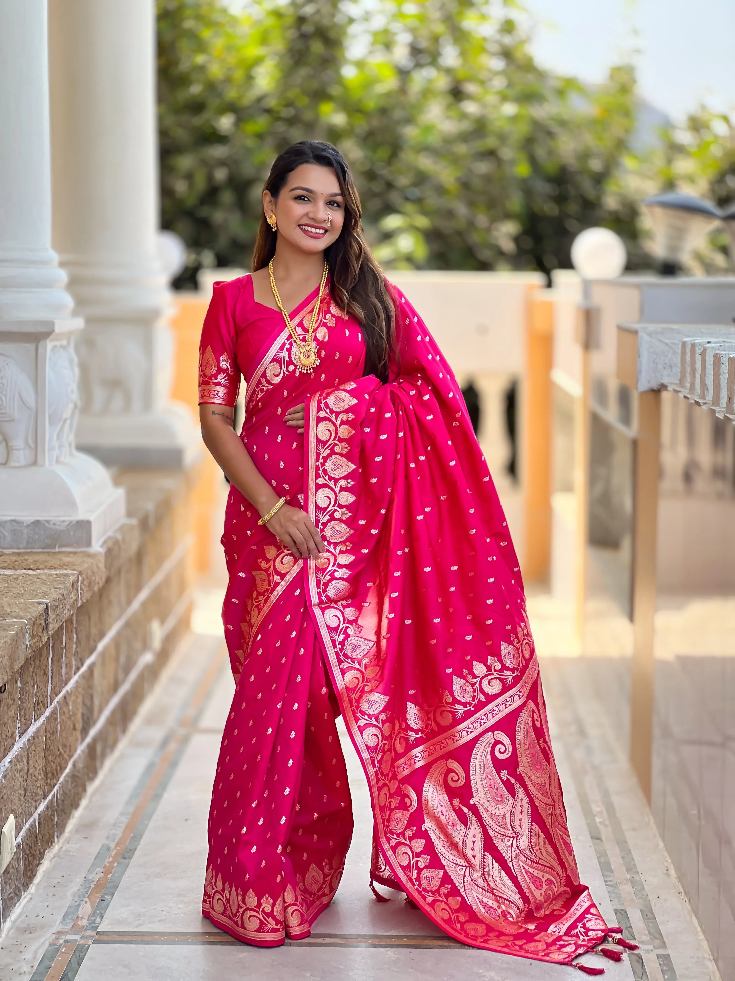 Soft Silk Banarasi Rich Pallu Saree
