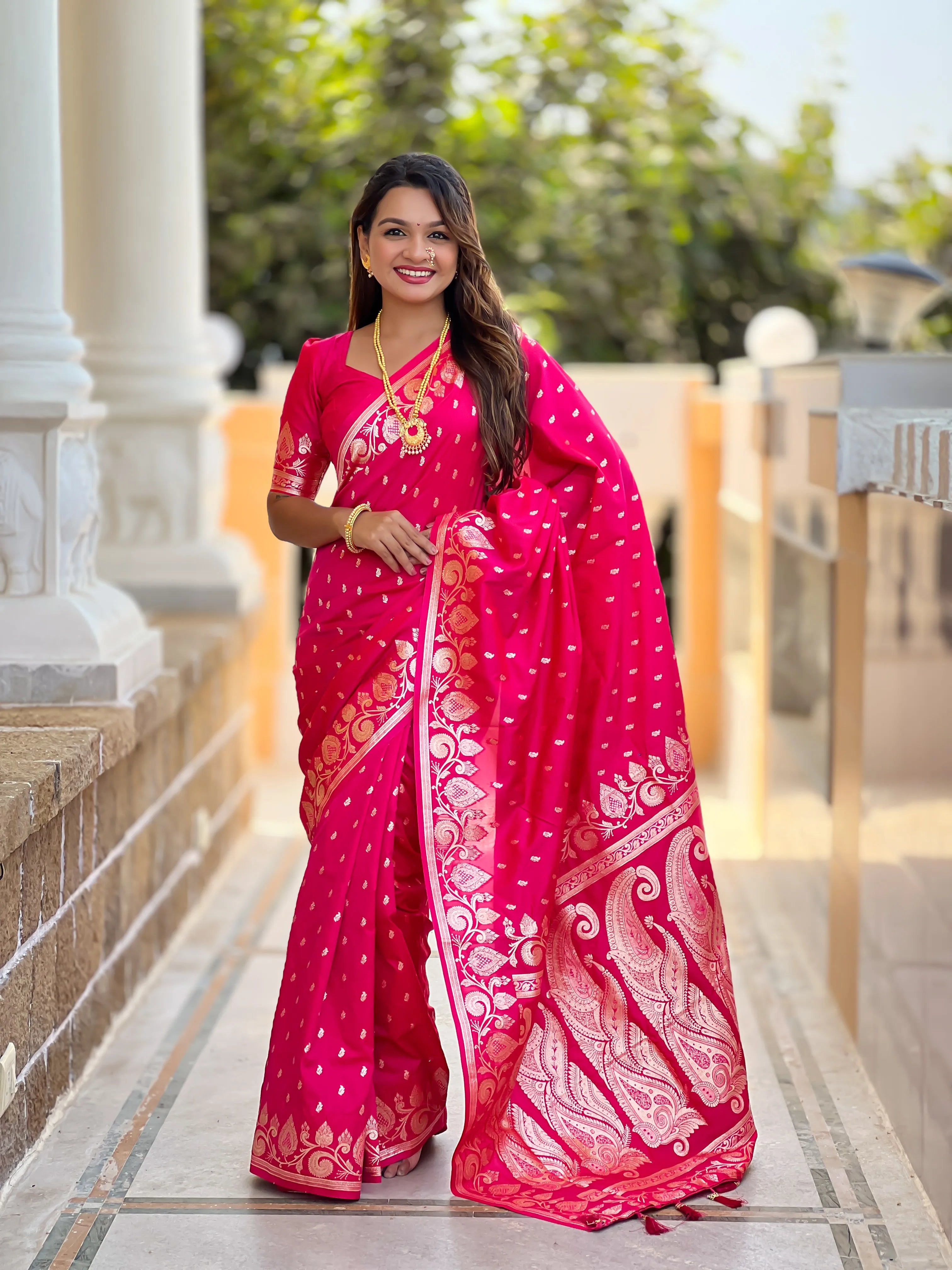 Soft Silk Banarasi Rich Pallu Saree