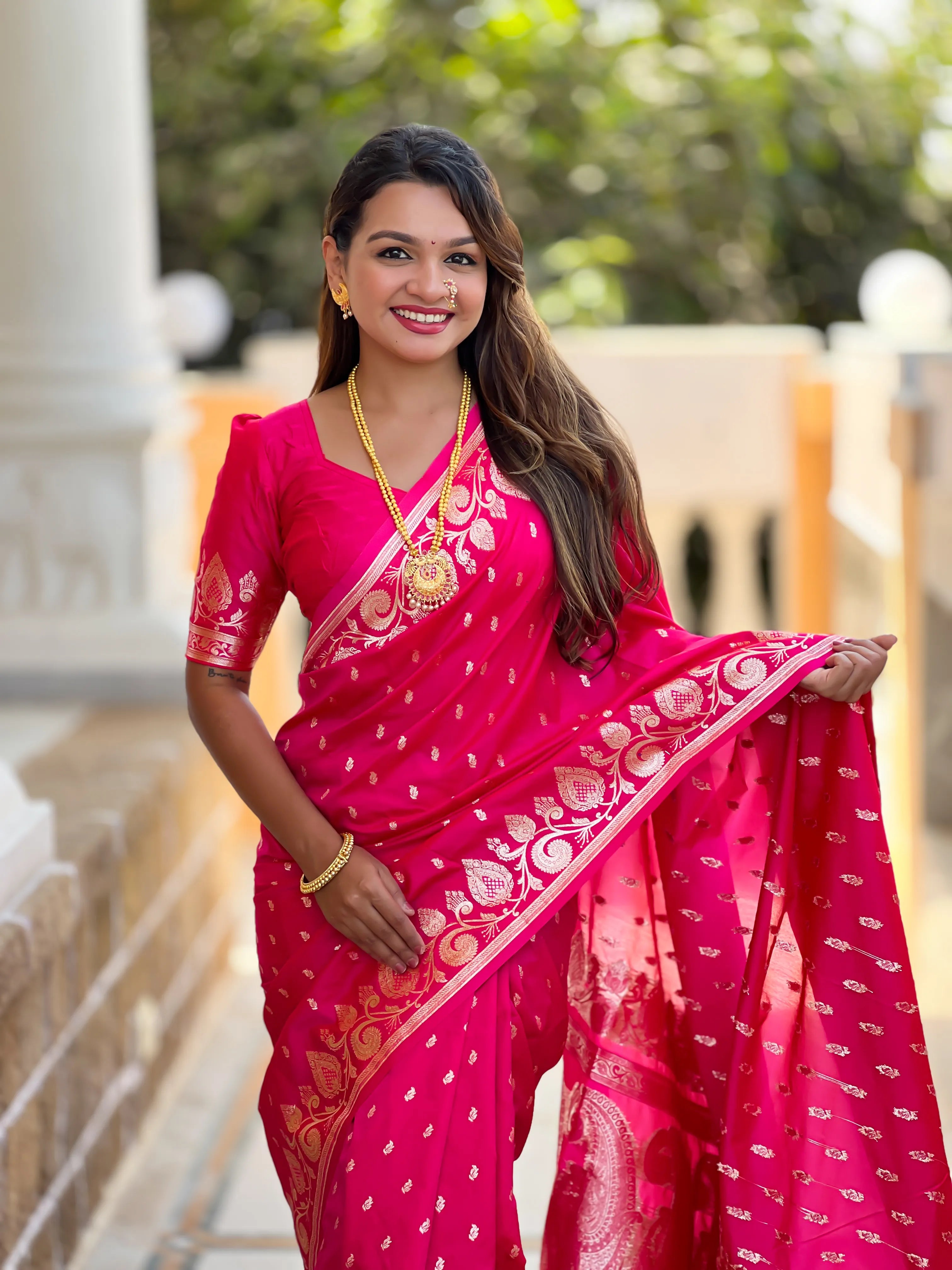 Soft Silk Banarasi Rich Pallu Saree