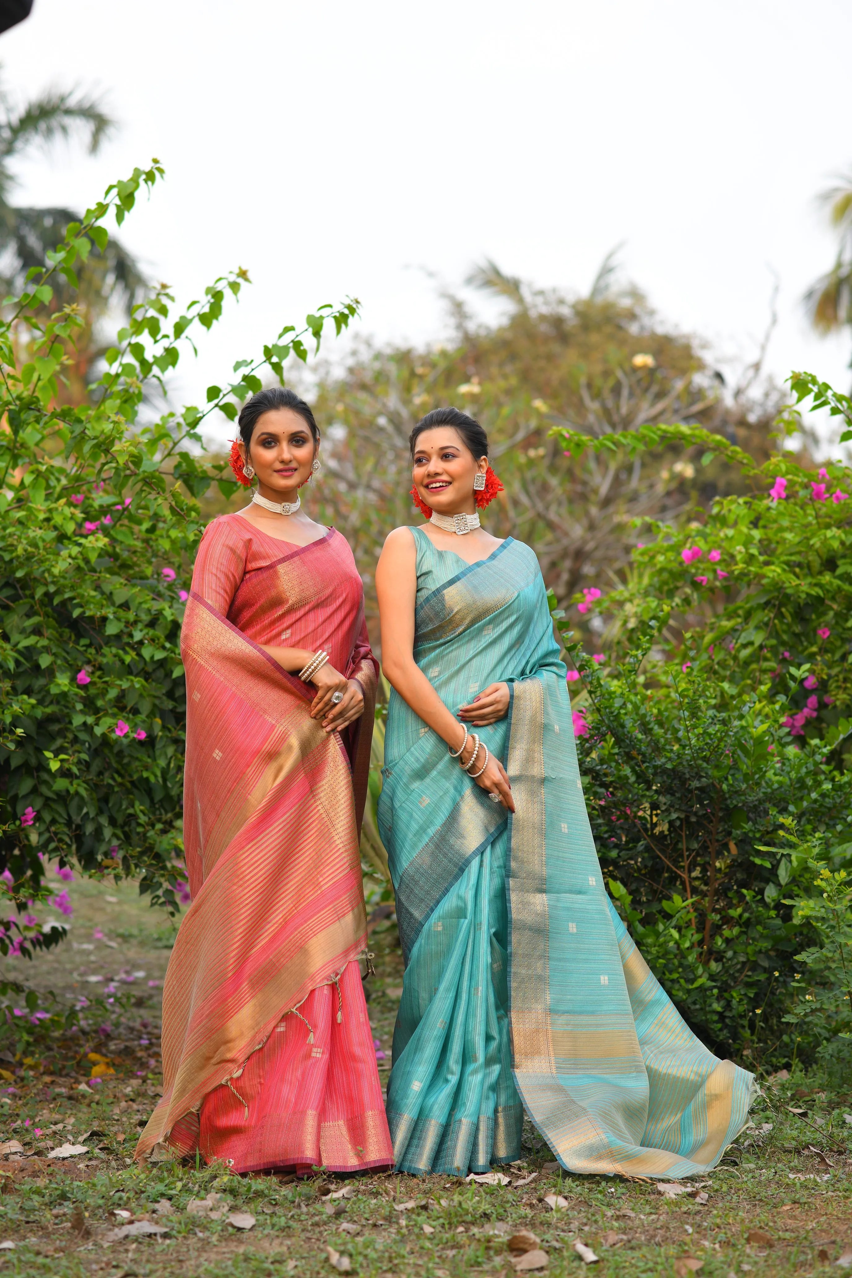 Maheshwari Zari Woven Soft Silk Saree