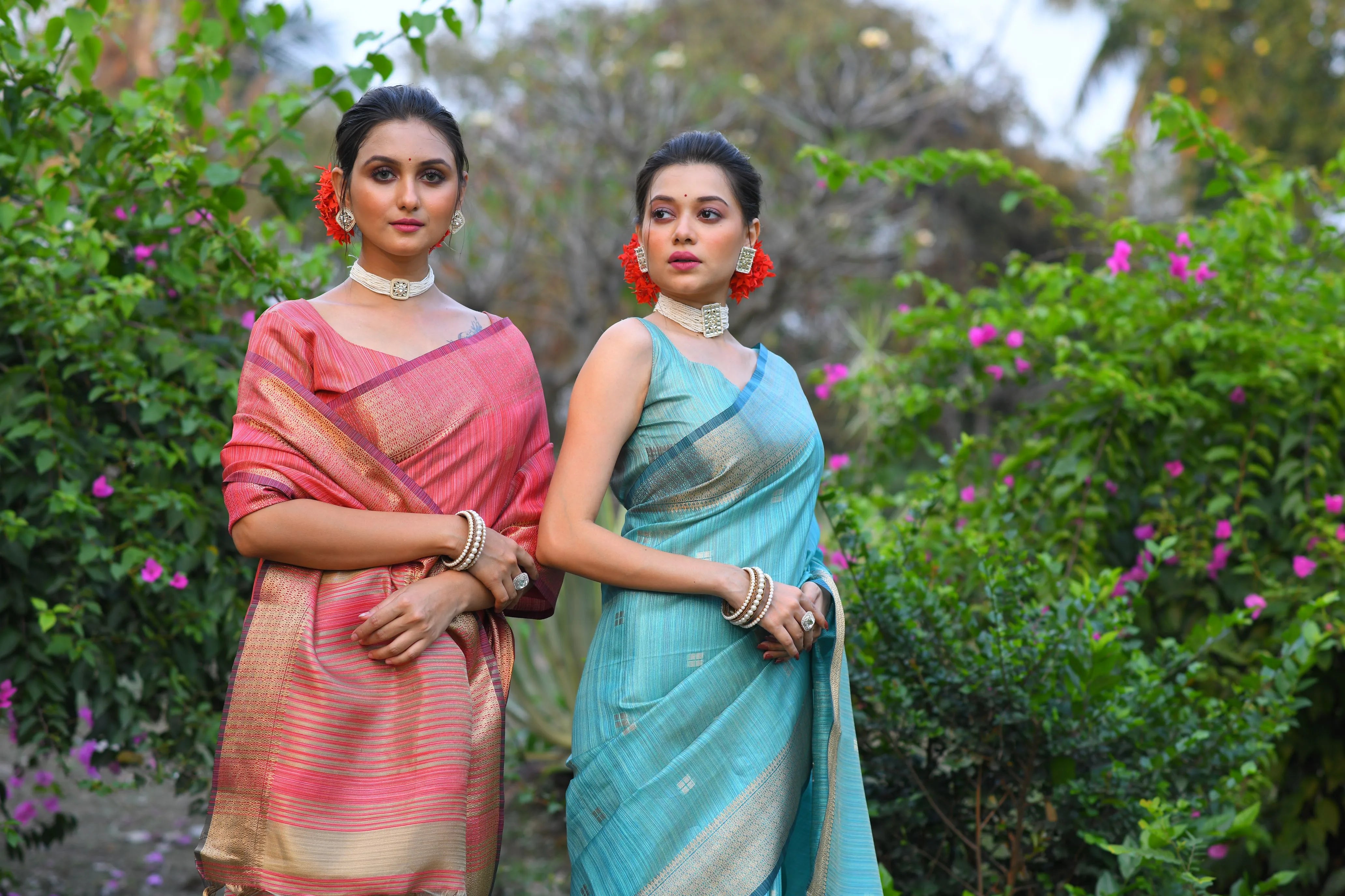 Maheshwari Zari Woven Soft Silk Saree