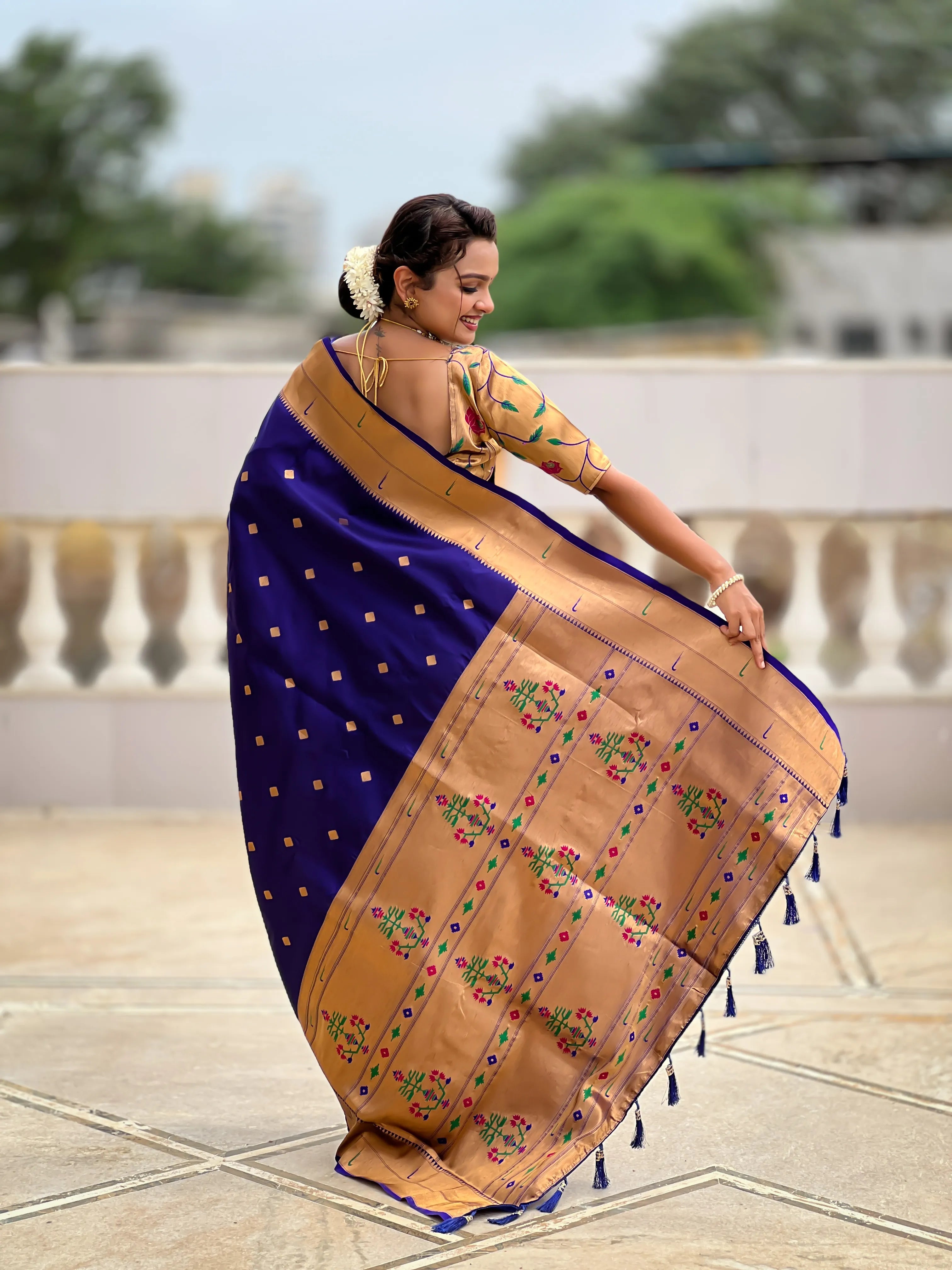 Soft Silk Designer Paithani Saree