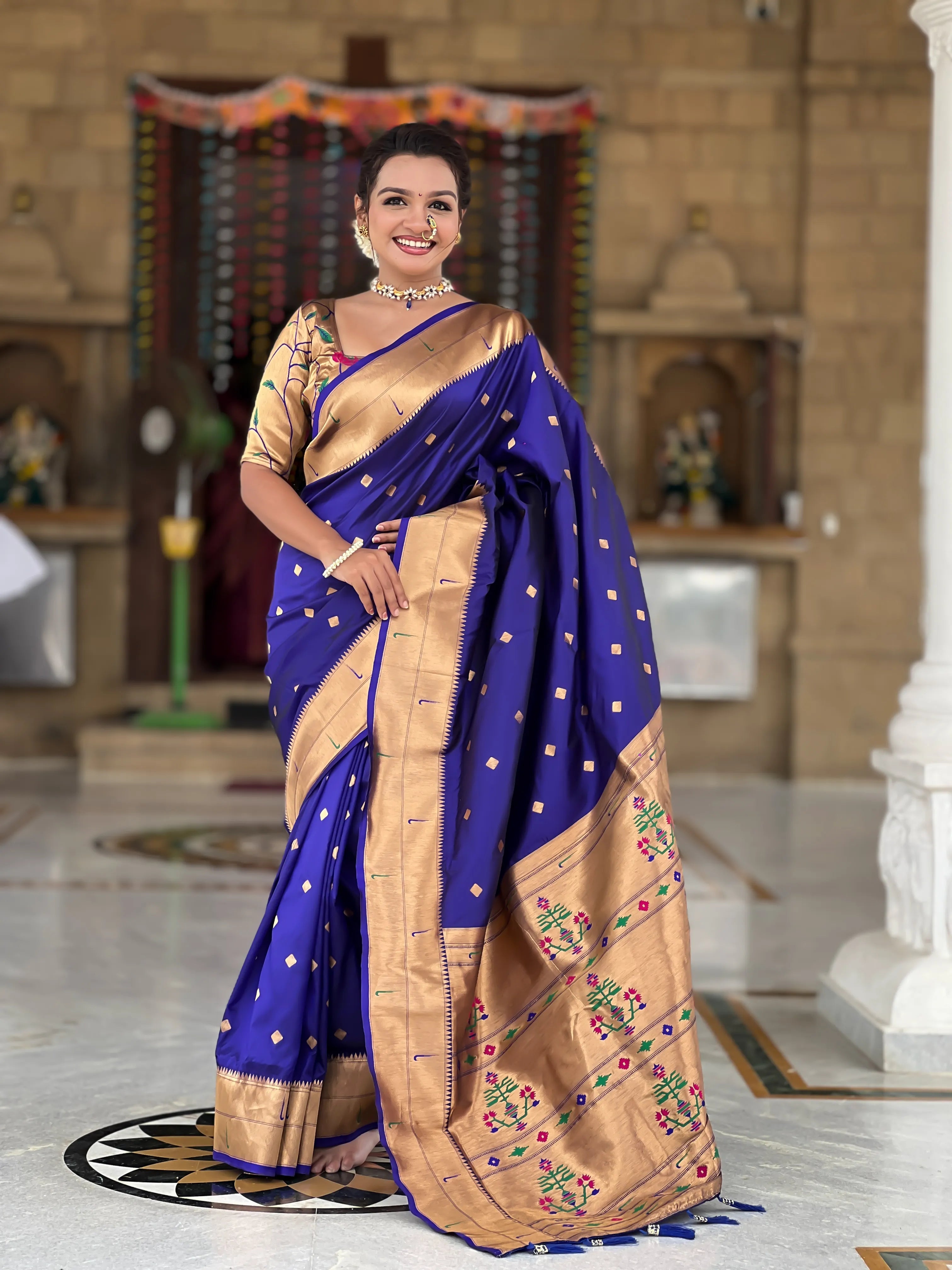 Soft Silk Designer Paithani Saree