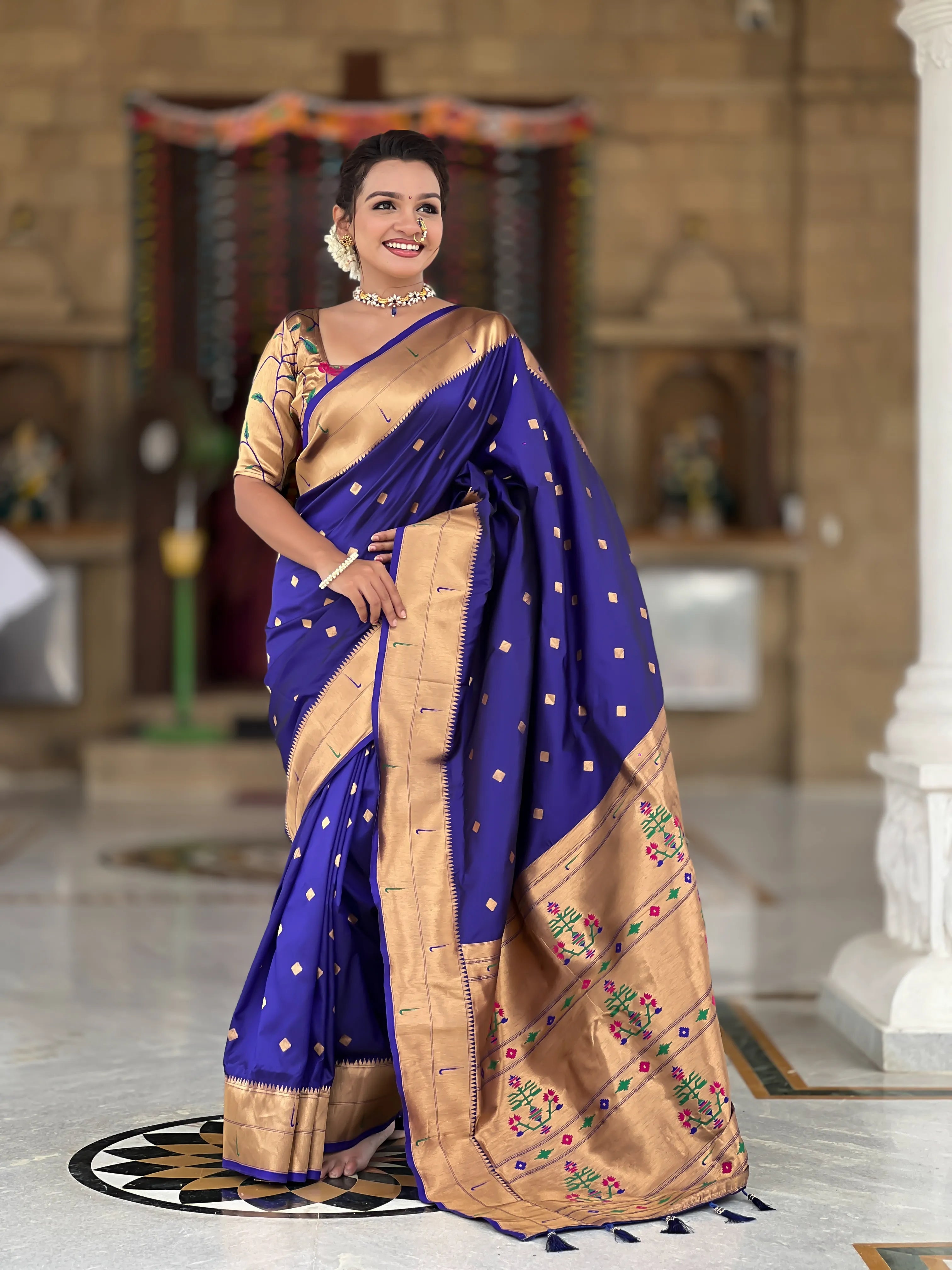 Soft Silk Designer Paithani Saree