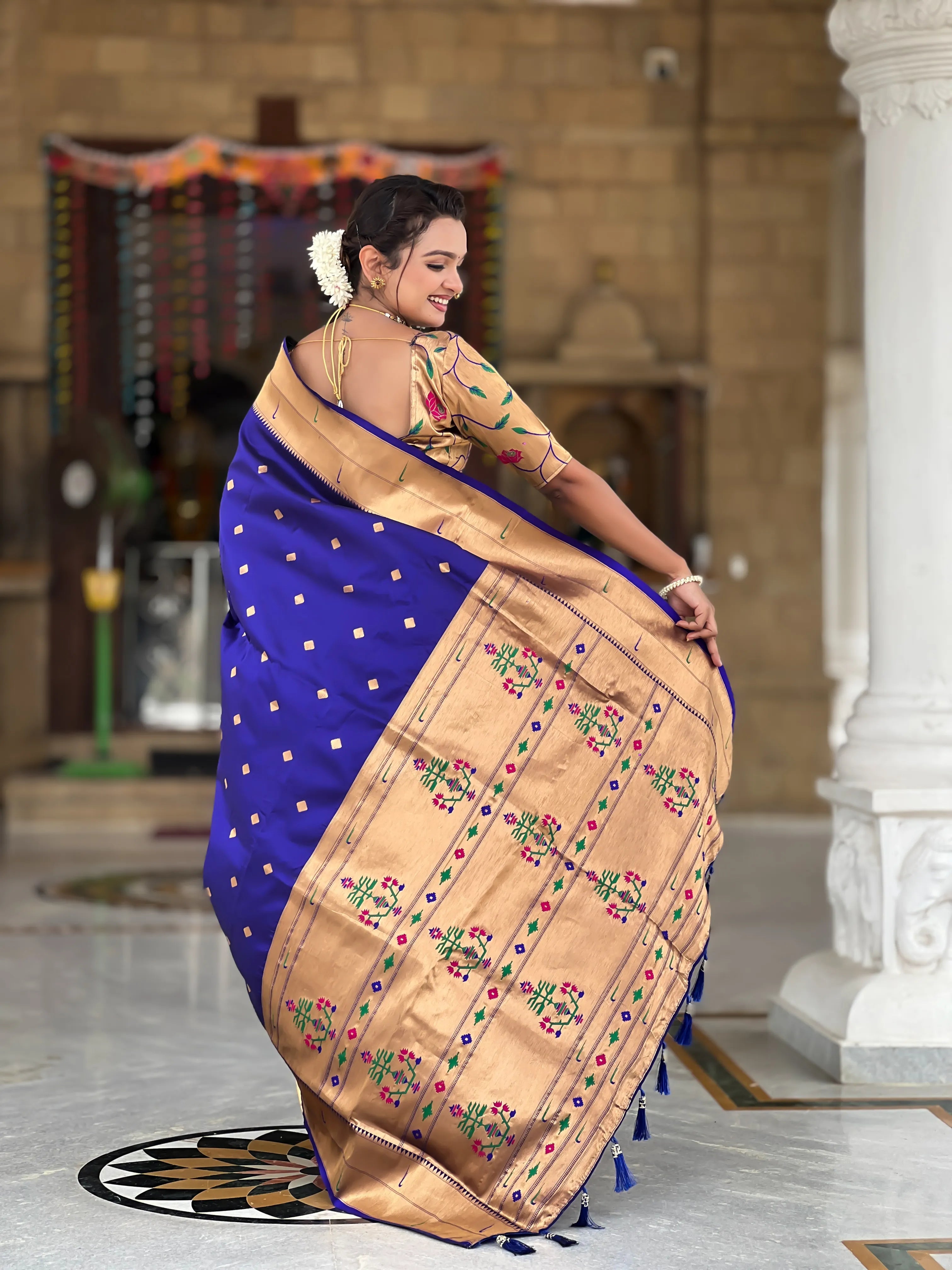 Soft Silk Designer Paithani Saree