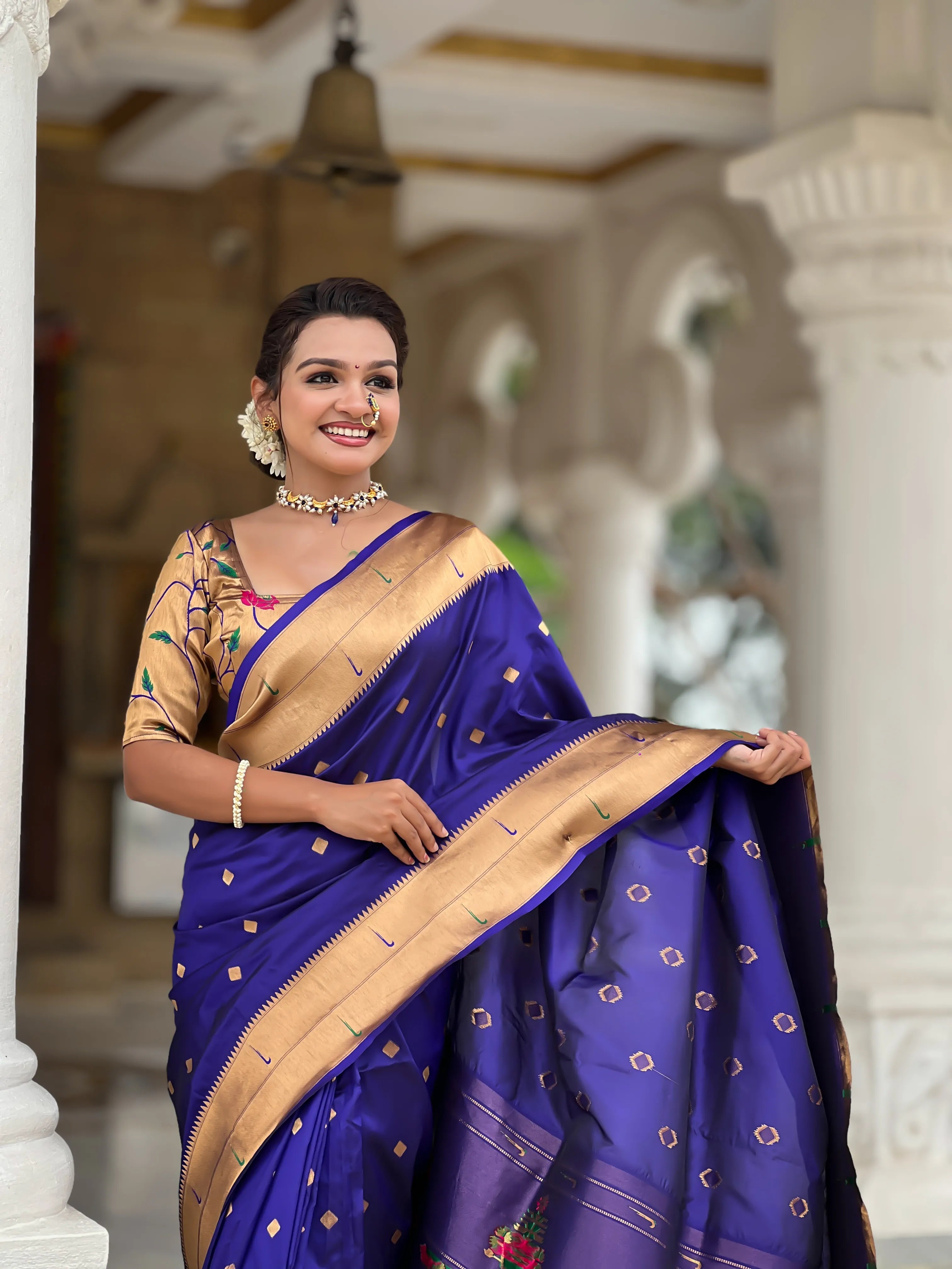 Soft Silk Designer Paithani Saree
