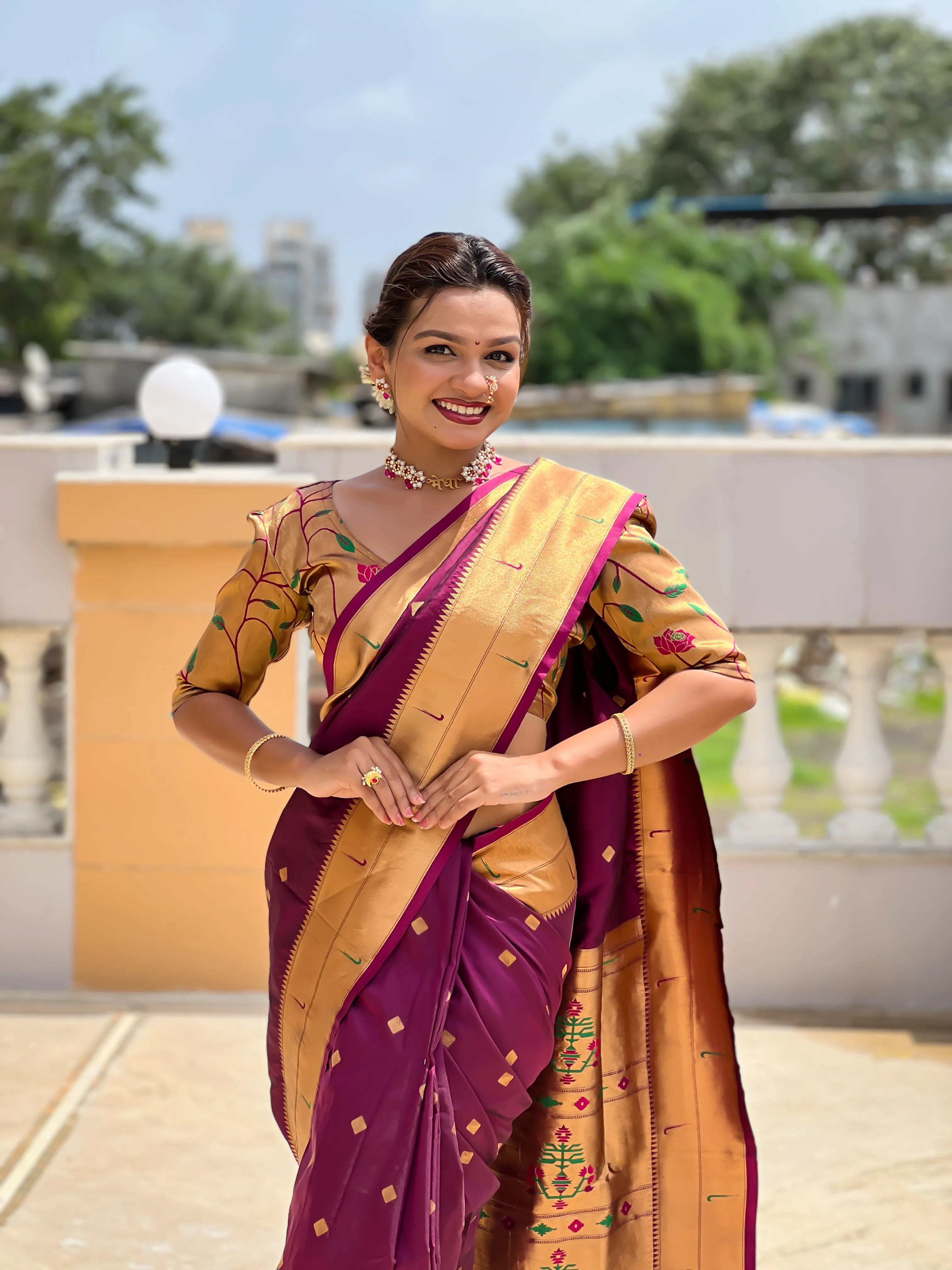 Soft Silk Designer Paithani Saree