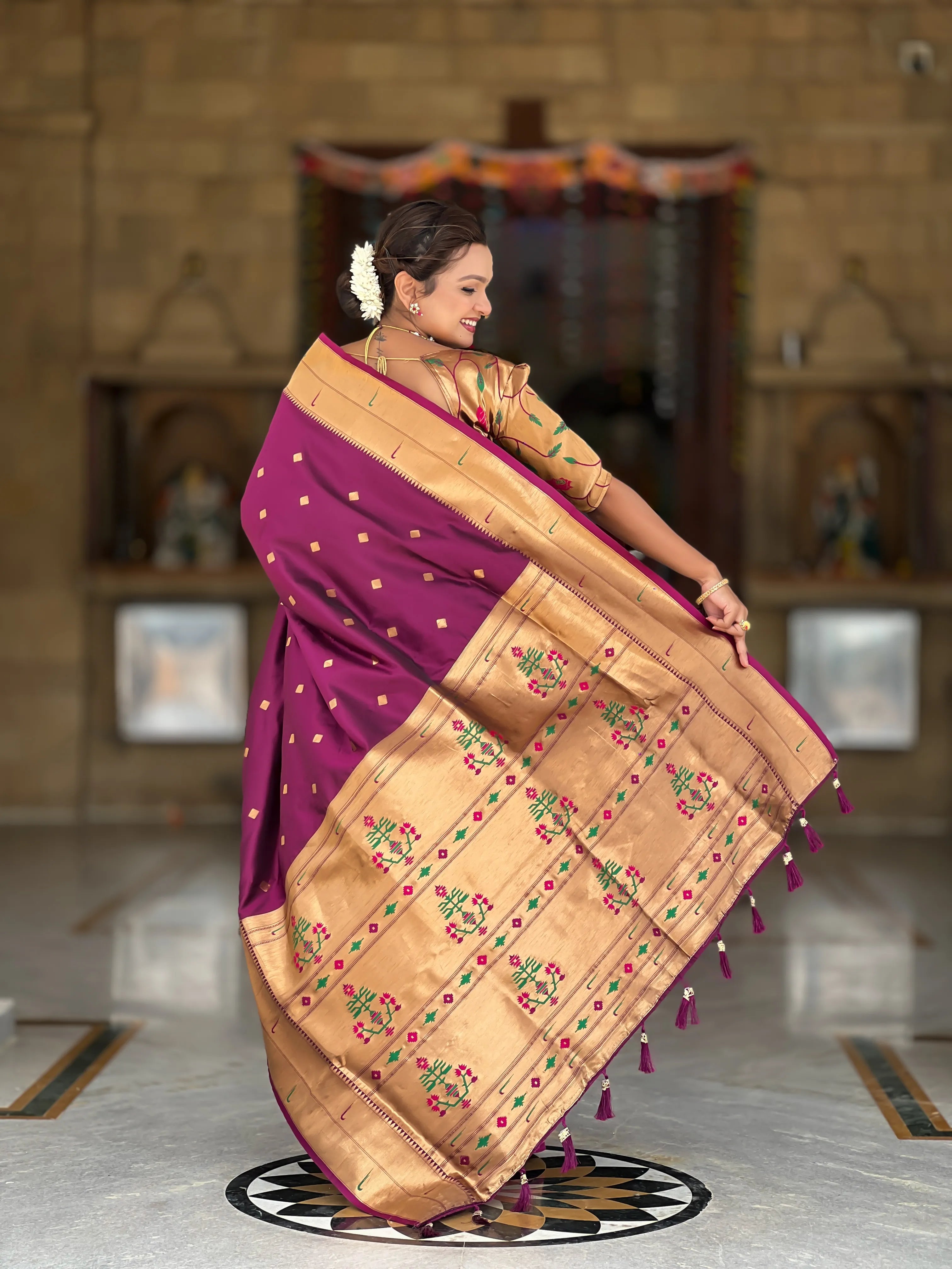 Soft Silk Designer Paithani Saree