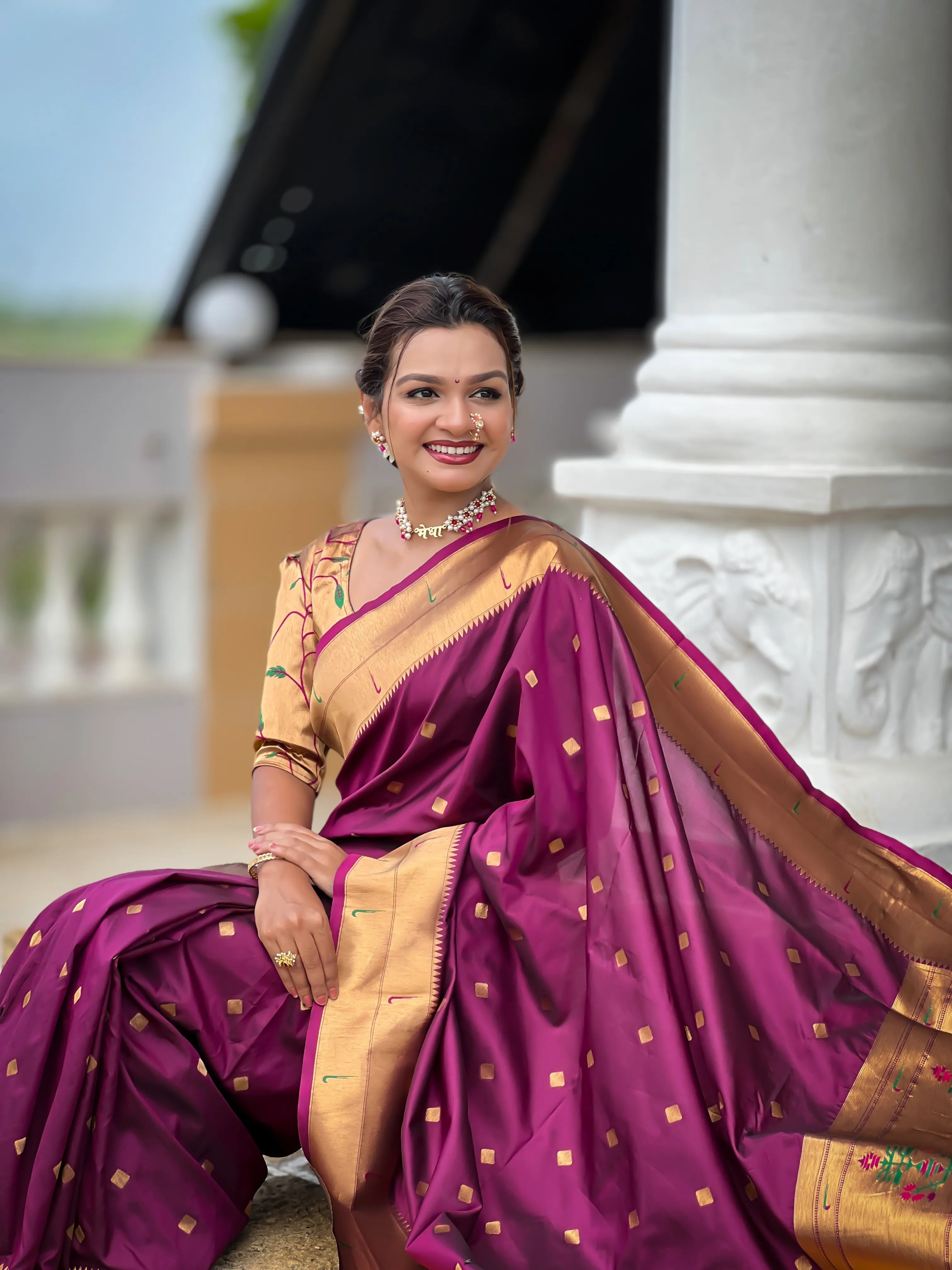 Soft Silk Designer Paithani Saree