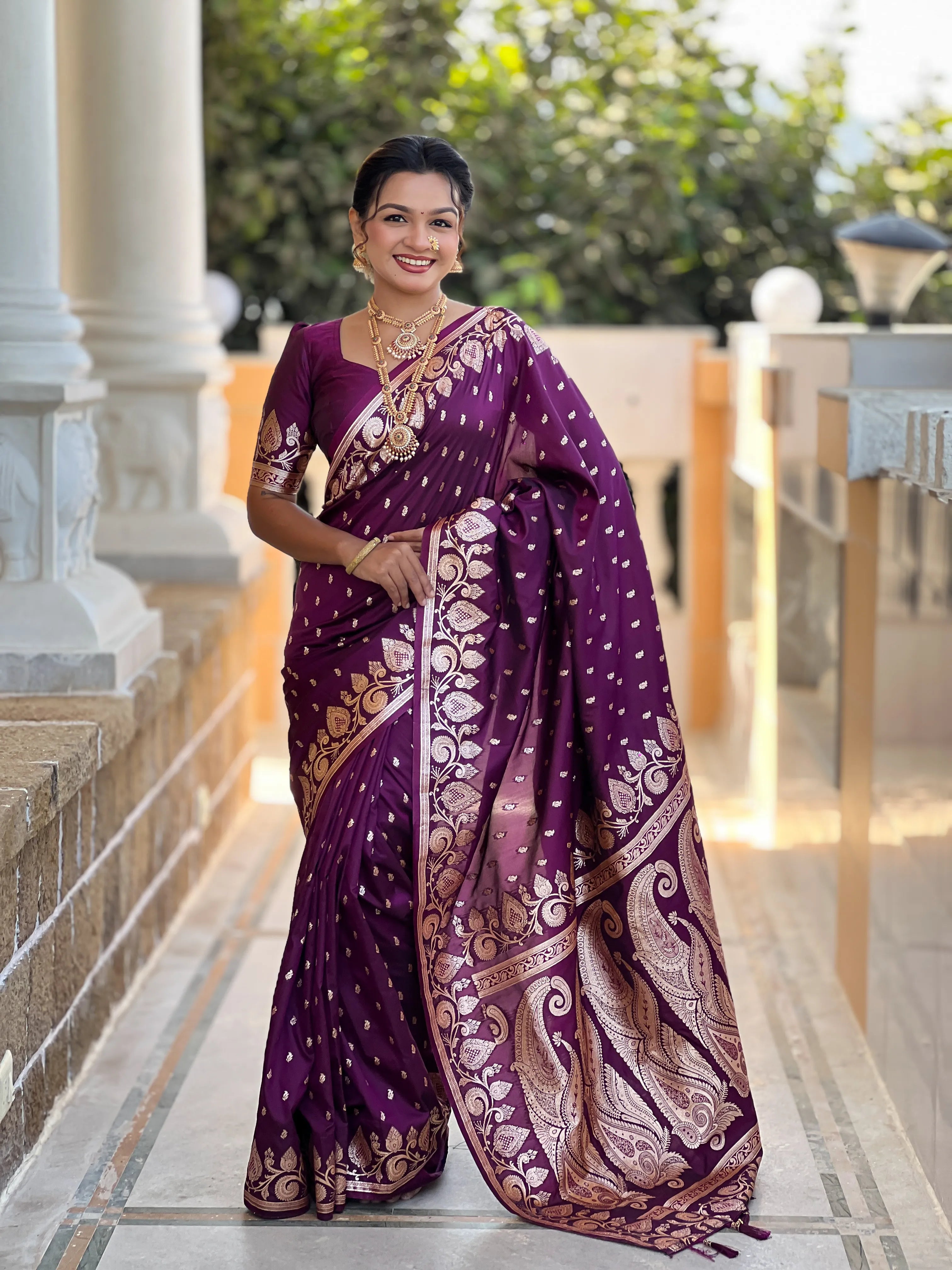 Soft Silk Banarasi Rich Pallu Saree