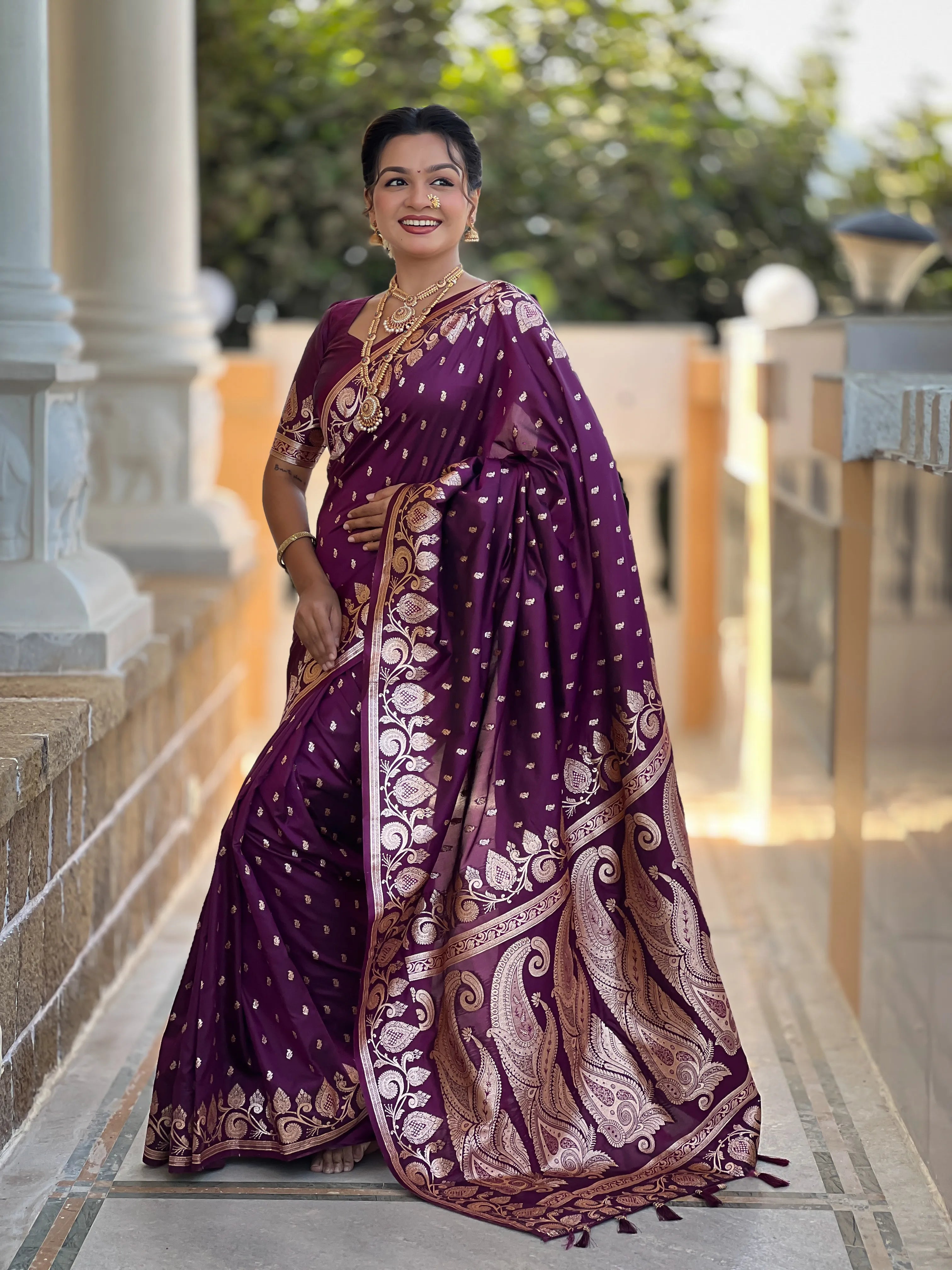 Soft Silk Banarasi Rich Pallu Saree