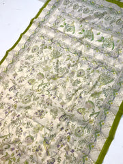 Malai Cotton Katha Printed Saree