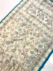 Malai Cotton Katha Printed Saree