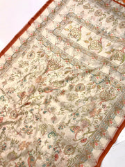 Malai Cotton Katha Printed Saree