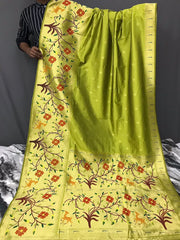 Authentic Paithani Soft Silk Saree