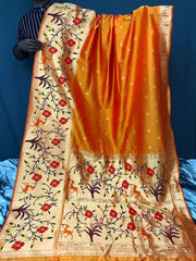 Authentic Paithani Soft Silk Saree