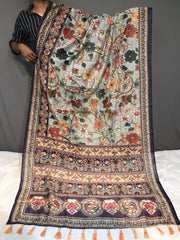 Kalamkari Digital Printed Cotton Saree