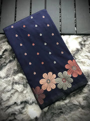 Copper and Gold Weaving Soft Silk Saree