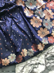 Copper and Gold Weaving Soft Silk Saree