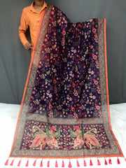 Kalamkari Printed Pure Malai Cotton Saree