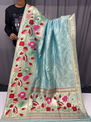 Paithani Soft Silk 3D Traditional Design Saree