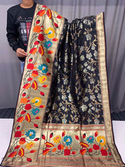 Paithani Soft Silk 3D Traditional Design Saree