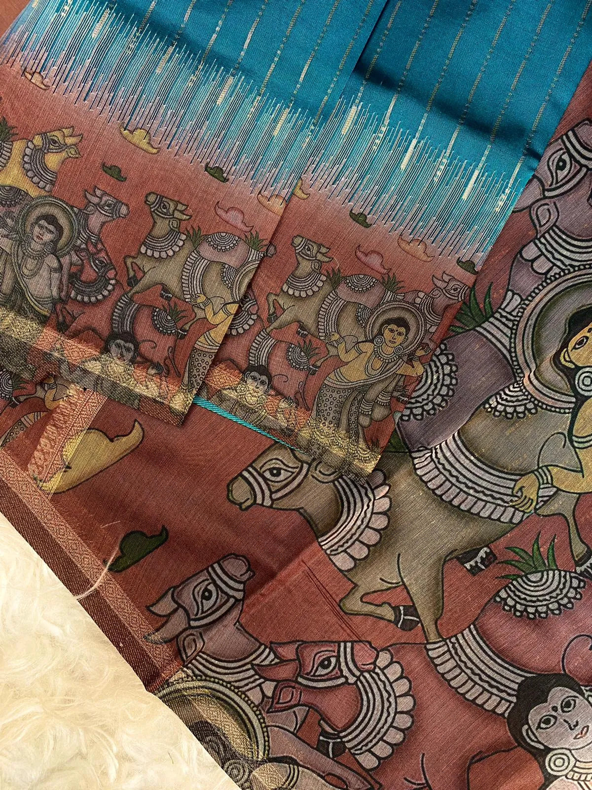 Soft Chanderi Silk Digital Printed Saree