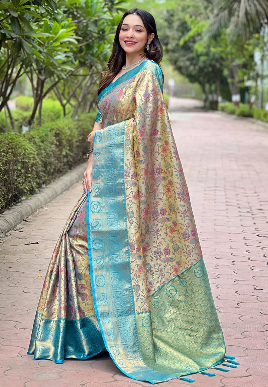 Dharmavaram Silk Rich Saree