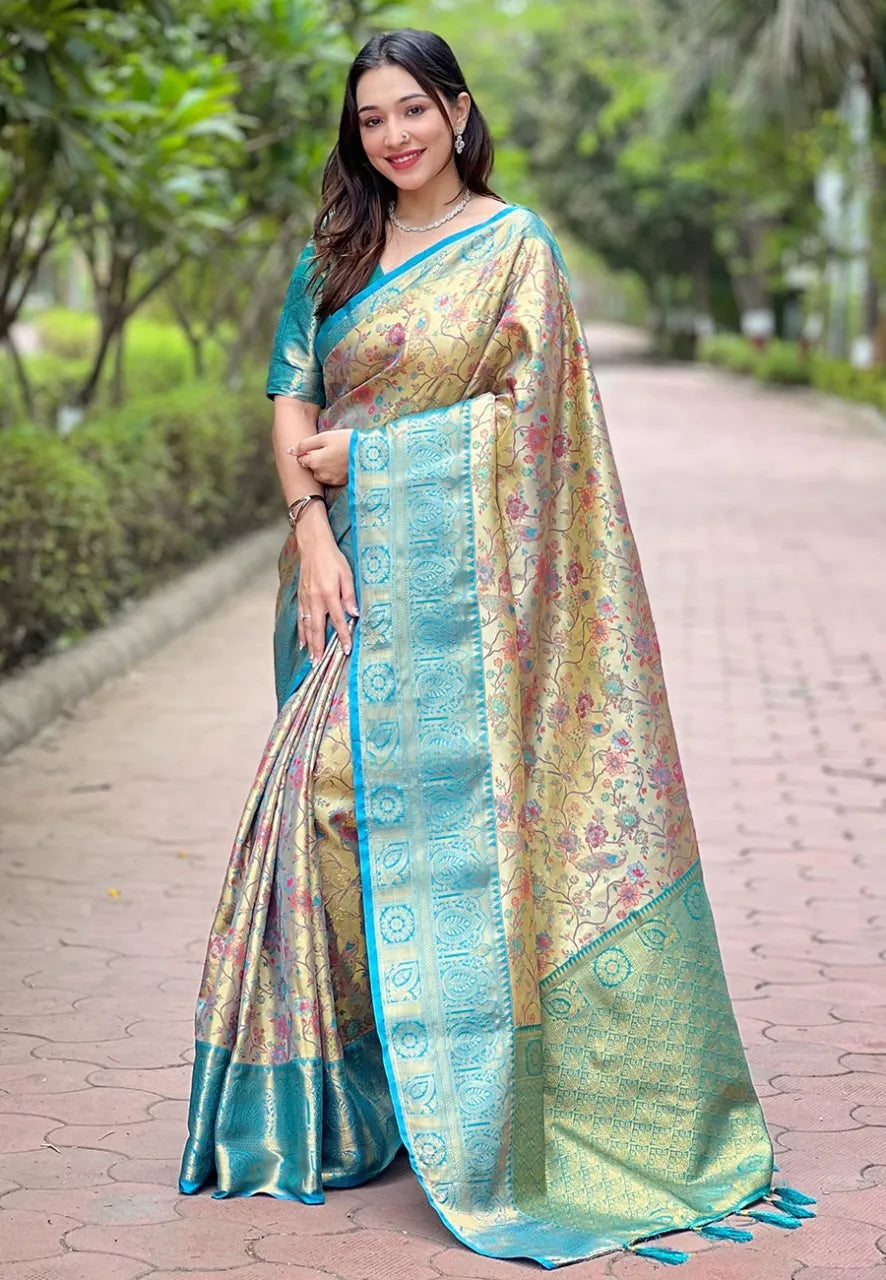 Dharmavaram Silk Rich Saree