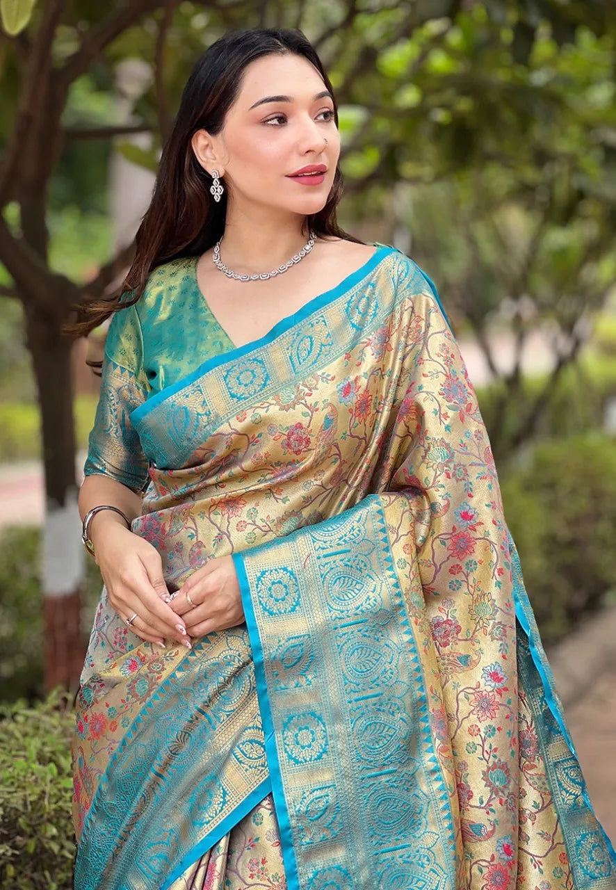 Dharmavaram Silk Rich Saree