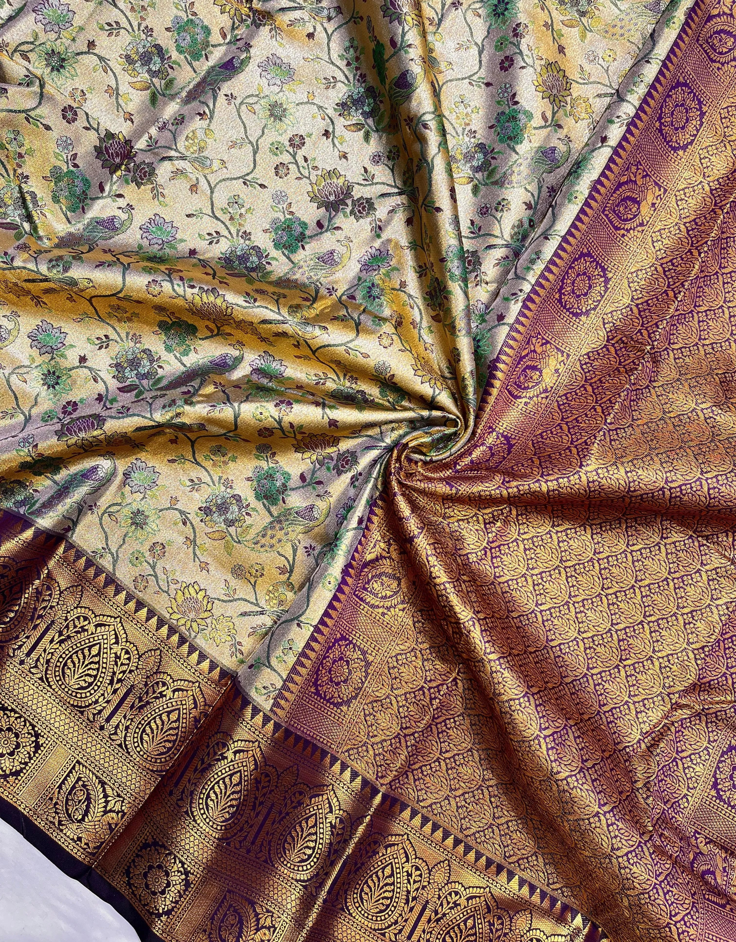 Dharmavaram Silk Rich Saree