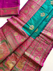 Banarasi Intricate Color Thread Saree