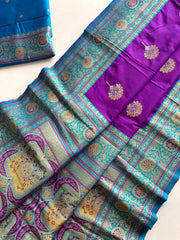 Banarasi Intricate Color Thread Saree