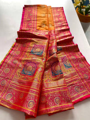 Banarasi Intricate Color Thread Saree