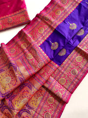 Banarasi Intricate Color Thread Saree