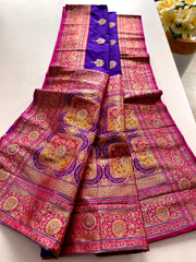 Banarasi Intricate Color Thread Saree