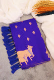 Moonga Silk Nandi Border Banarasi Saree
