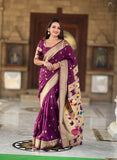 Soft Silk Designer Peacock Paithani Saree