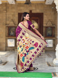 Soft Silk Designer Peacock Paithani Saree