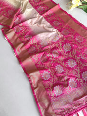 Dual Tone Contrast Pallu Designer Saree