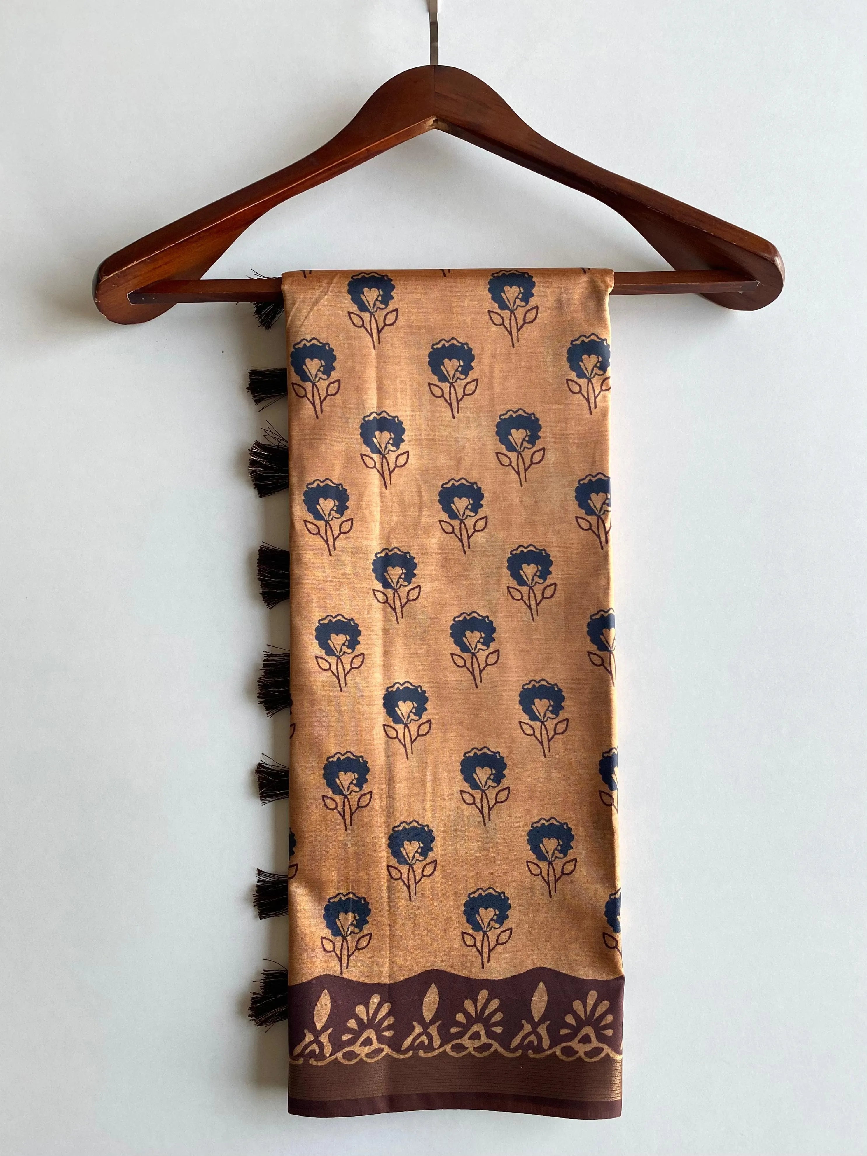 Dola Viscose Digital Printed Kalamkari Saree