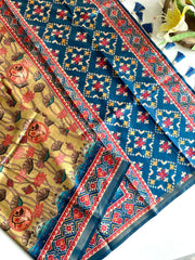 Dola Viscose Digital Printed Pichwai Saree