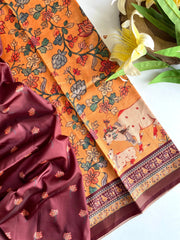 Dola Viscose Digital Printed Pichwai Saree