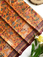 Dola Viscose Digital Printed Pichwai Saree