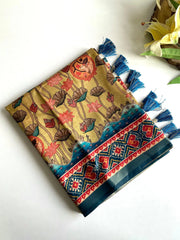 Dola Viscose Digital Printed Pichwai Saree