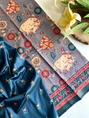 Dola Viscose Digital Printed Pichwai Saree