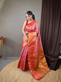 Kanjivaram Semi Silk Kanchi Style Saree