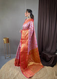 Kanjivaram Semi Silk Kanchi Style Saree