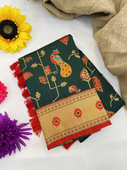 Peacock Jaal Soft Silk Paithani