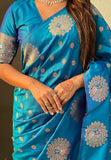 Soft Moonga Silk Banarasi Zari Woven Saree